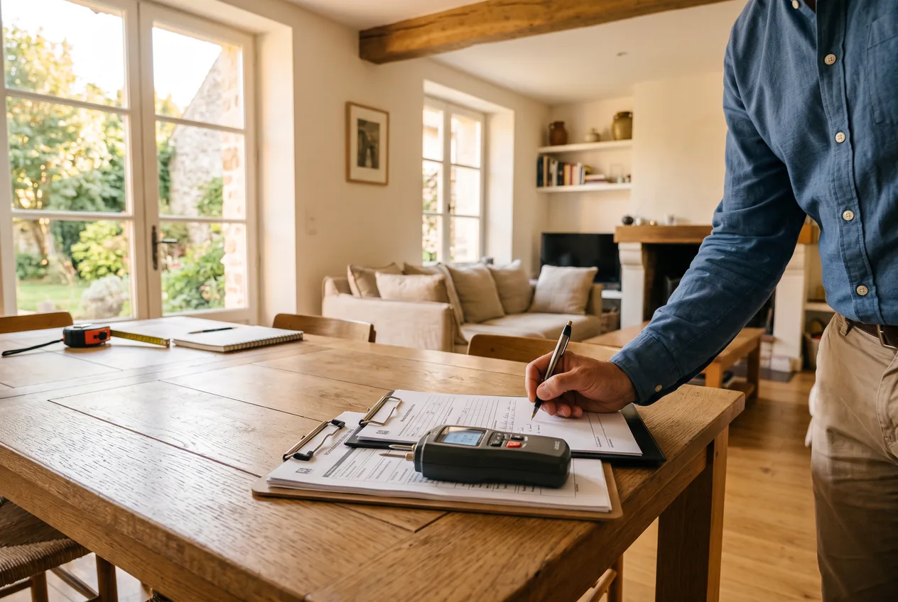 Contrôle intérieur d’un logement — diagnostics pour vendre à Nandy
